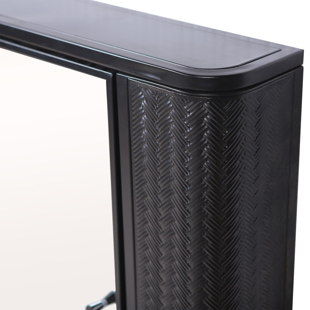 Wall-Mounted Bathroom Cabinet with Mirror, Metal Framed Mirrored Door Medicine Cabinet, 2 Inner Shelves for Storage, Modern Farmhouse Style, Over Toilet or Vanity Organizer