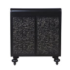 Art Accent Cabinet With 2 Doors, Sideboard Buffet Cabinet with Storage, Distressed Decorative Storage Cabinet With Embossed Pattern For Entryway Living Room Dining Room