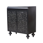 Art Accent Cabinet With 2 Doors, Sideboard Buffet Cabinet with Storage, Distressed Decorative Storage Cabinet With Embossed Pattern For Entryway Living Room Dining Room