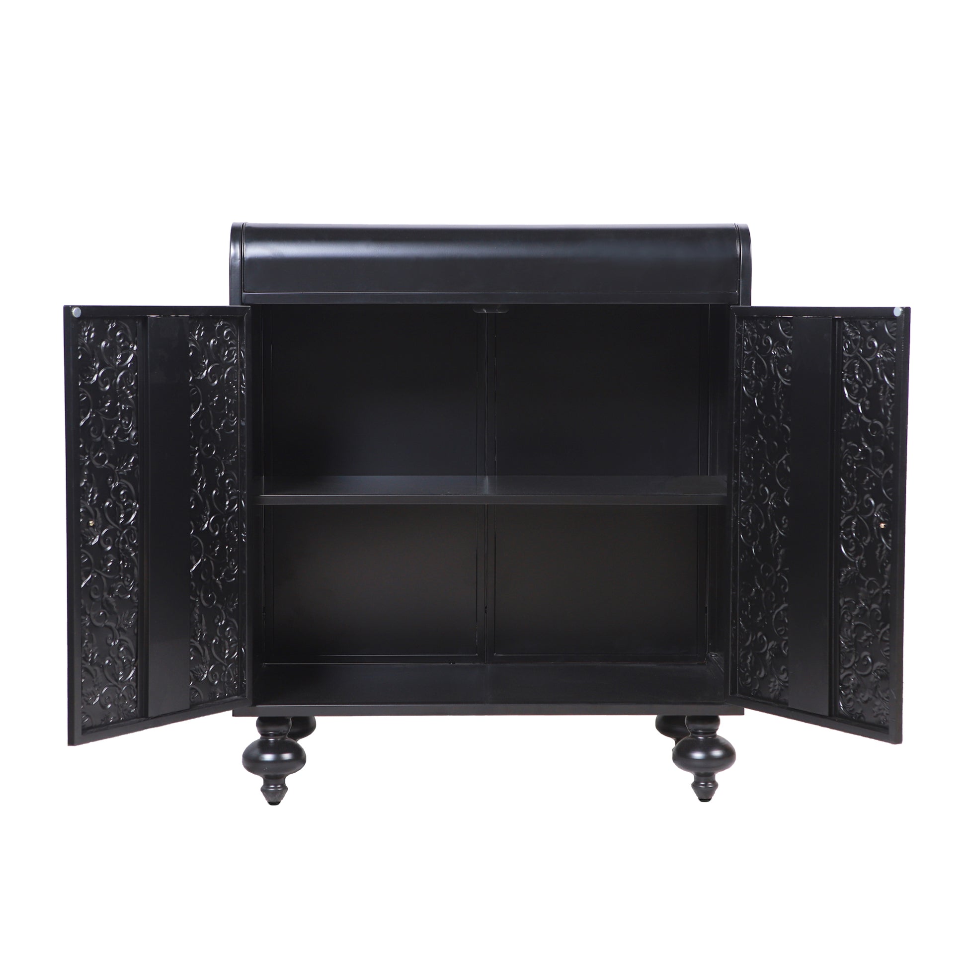 Art Accent Cabinet With 2 Doors, Sideboard Buffet Cabinet with Storage, Distressed Decorative Storage Cabinet With Embossed Pattern For Entryway Living Room Dining Room