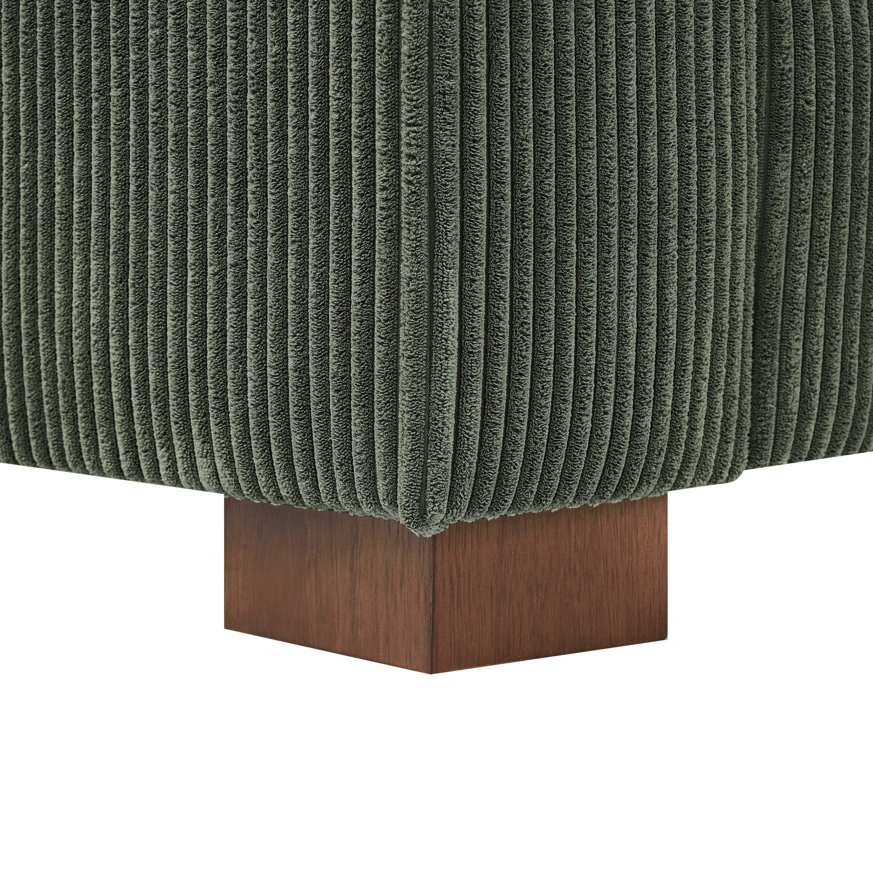 Wynisha 122'' Corduroy Sofa Sectional Sofa