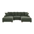 Wynisha 122'' Corduroy Sofa Sectional Sofa