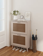 2-Tier Shoe Rack for Entryway - Stable and Spacious Shoe Storage Organizer, Easy Access Design, Holds Up to 12 Pairs