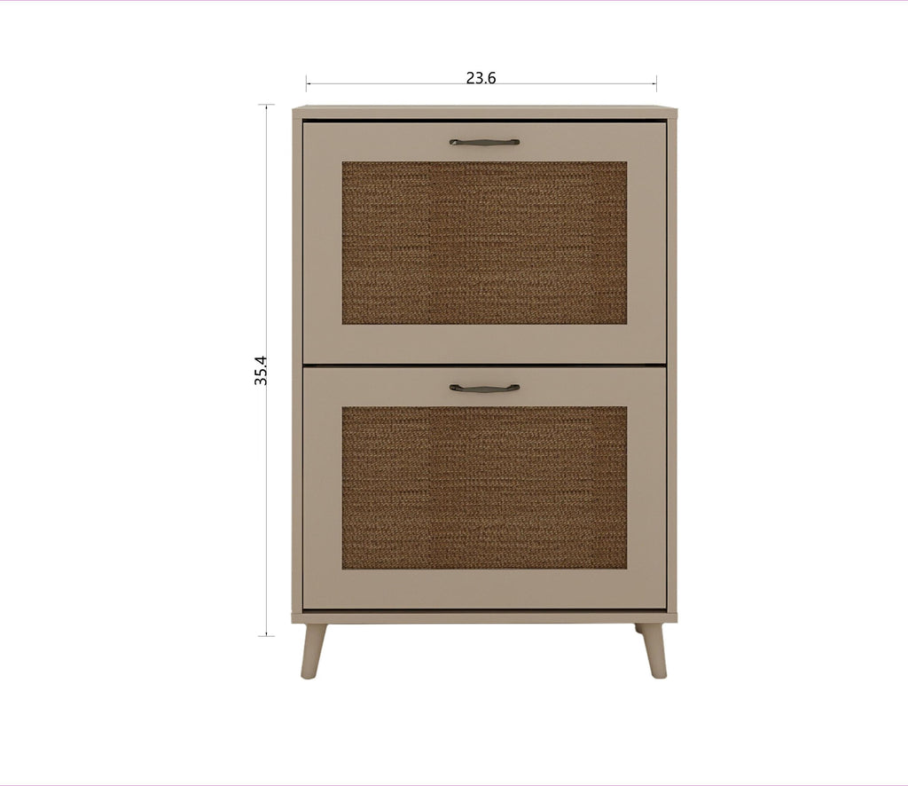 2-Tier Shoe Rack for Entryway - Stable and Spacious Shoe Storage Organizer, Easy Access Design, Holds Up to 12 Pairs