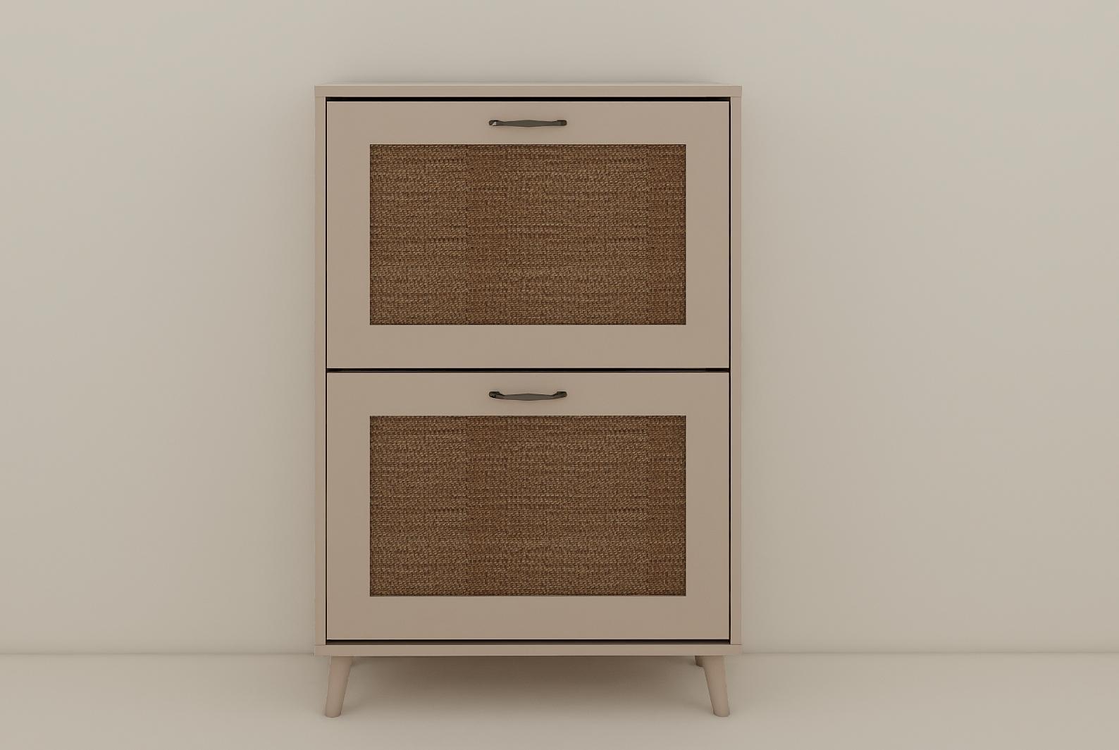 2-Tier Shoe Rack for Entryway - Stable and Spacious Shoe Storage Organizer, Easy Access Design, Holds Up to 12 Pairs