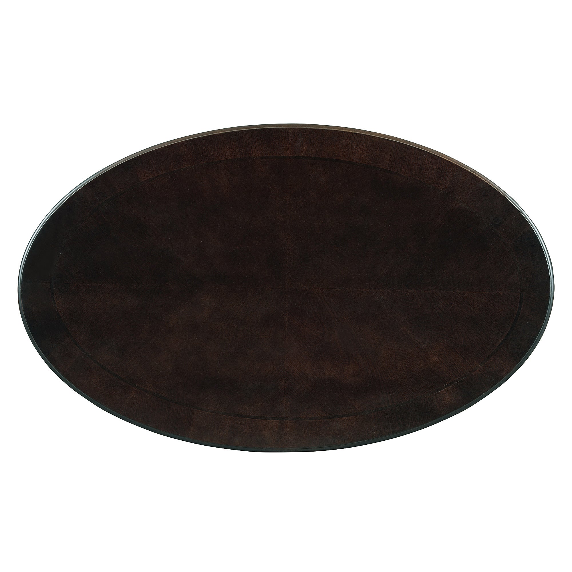 Vintage Oval Coffee Table with Drawer and Storage Shelf, Antique Cocktail Table in 45', French Country Accent Table for Living Room,Beige and Espresso