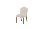 Arch Upholstered Chair - Toffee and White Sand (Set of 2) Dining Chair
