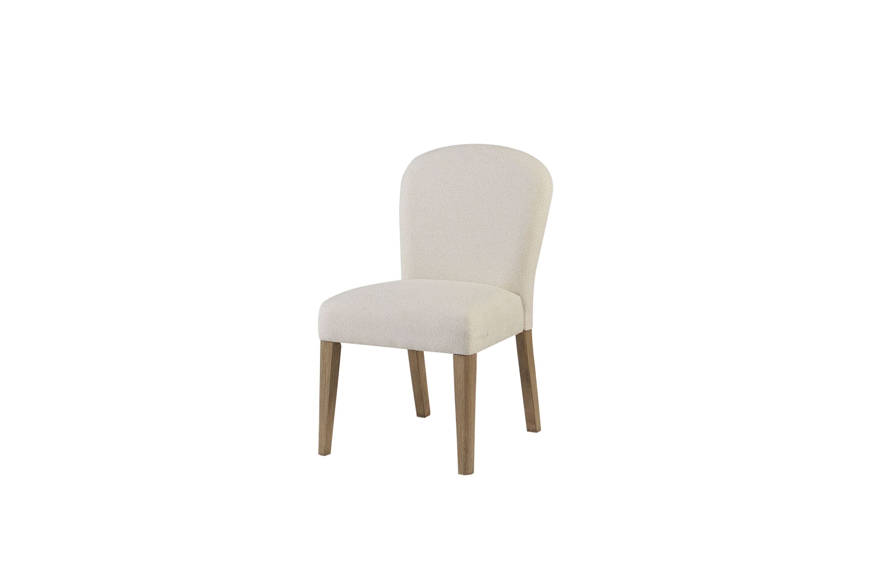 Arch Upholstered Chair - Toffee and White Sand (Set of 2) Dining Chair