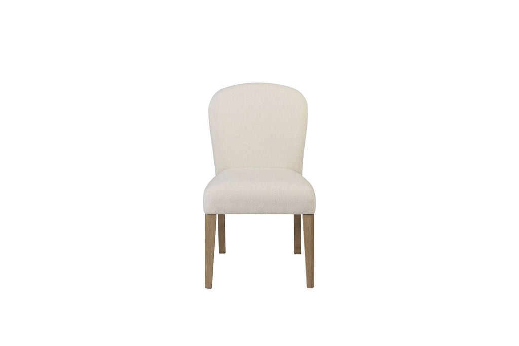 Arch Upholstered Chair - Toffee and White Sand (Set of 2) Dining Chair