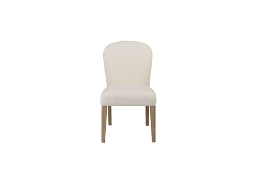 Arch Upholstered Chair - Toffee and White Sand (Set of 2) Dining Chair