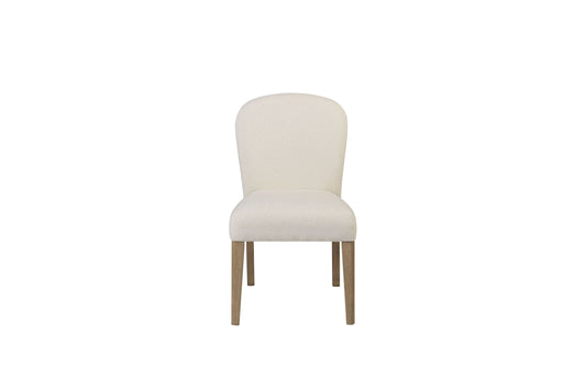 Arch Upholstered Chair - Toffee and White Sand (Set of 2) Dining Chair