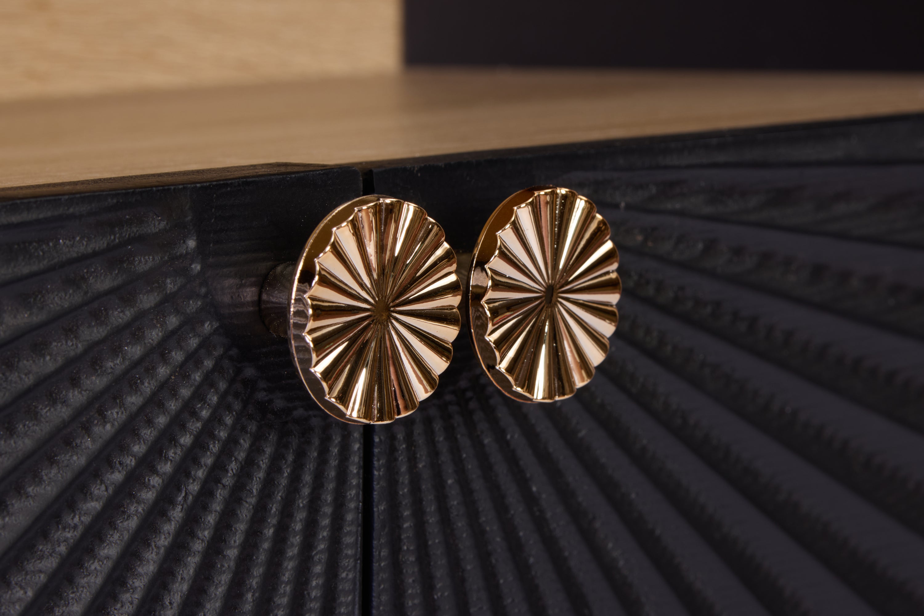 61' Tall Arched Cabinets,Bookcase with storage,Mid-Century Modern 5-Tier Bookshelf with Door,Black