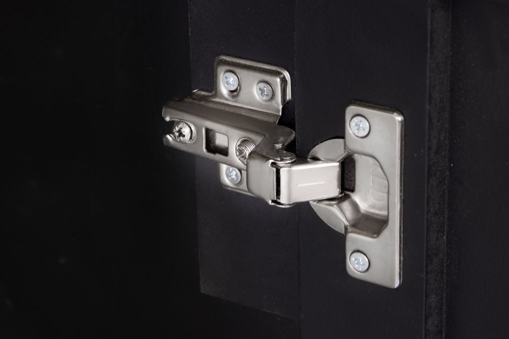 61' Tall Arched Cabinets,Bookcase with storage,Mid-Century Modern 5-Tier Bookshelf with Door,Black