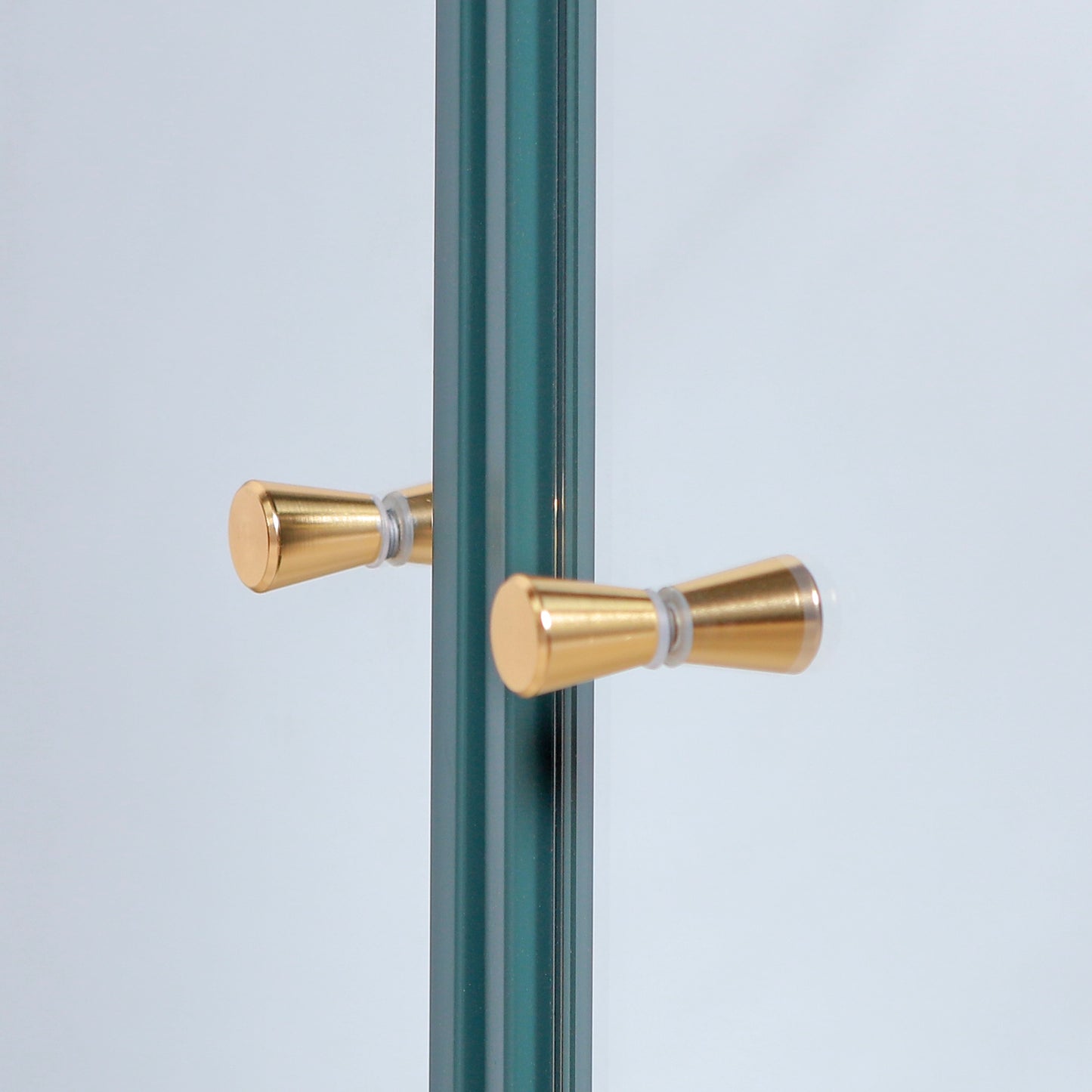 Army Green Wall-Mounted Bathroom Cabinet with Mirror, 2 Mirrored Doors & Open Shelf, Farmhouse Metal Frame Storage Cabinet with Open Compartment for Vanity, Toilet & Over-the-Sink