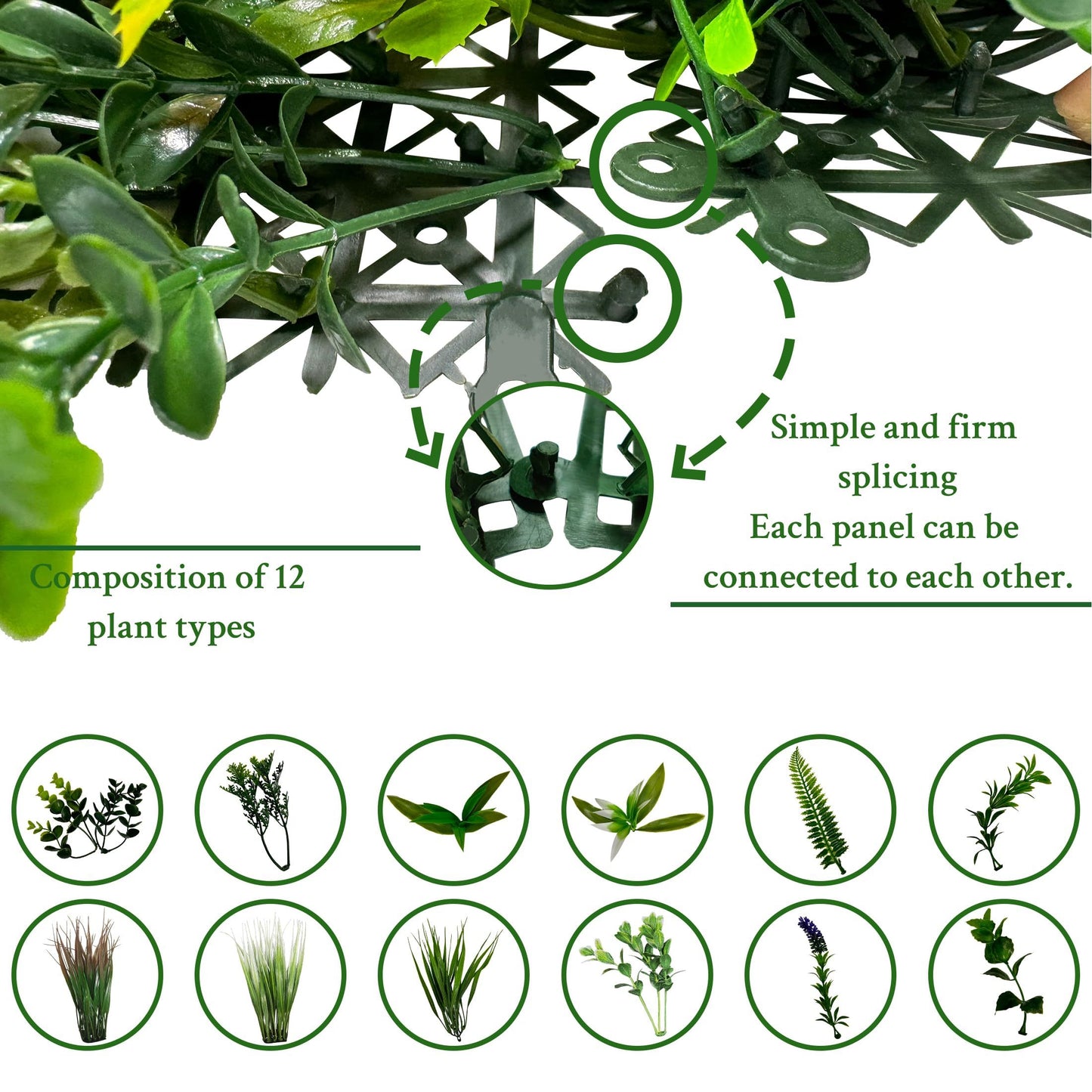 (3rolls)Artificial Boxwood Topiary Hedges Panels,40' x 40', Grass Backdrop Wall,Privacy Screen,Sun Protected Green Wall Decor ,for Outdoorfor Patio, Balcony, Garden, Backyard Indoor Outdoor Green Wall