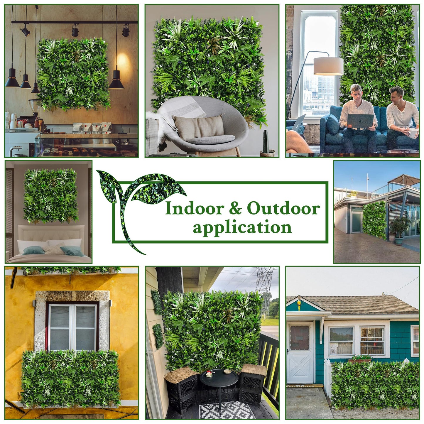 (3rolls)Artificial Boxwood Topiary Hedges Panels,40' x 40', Grass Backdrop Wall,Privacy Screen,Sun Protected Green Wall Decor ,for Outdoorfor Patio, Balcony, Garden, Backyard Indoor Outdoor Green Wall