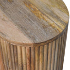 Artisan Furniture Solid Wood Soba Ball 3 Drawer Bedside