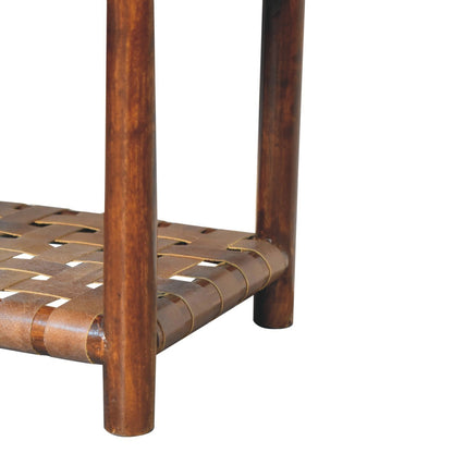 Artisan Furniture Solid Wood Chestnut T-Bar Bedside