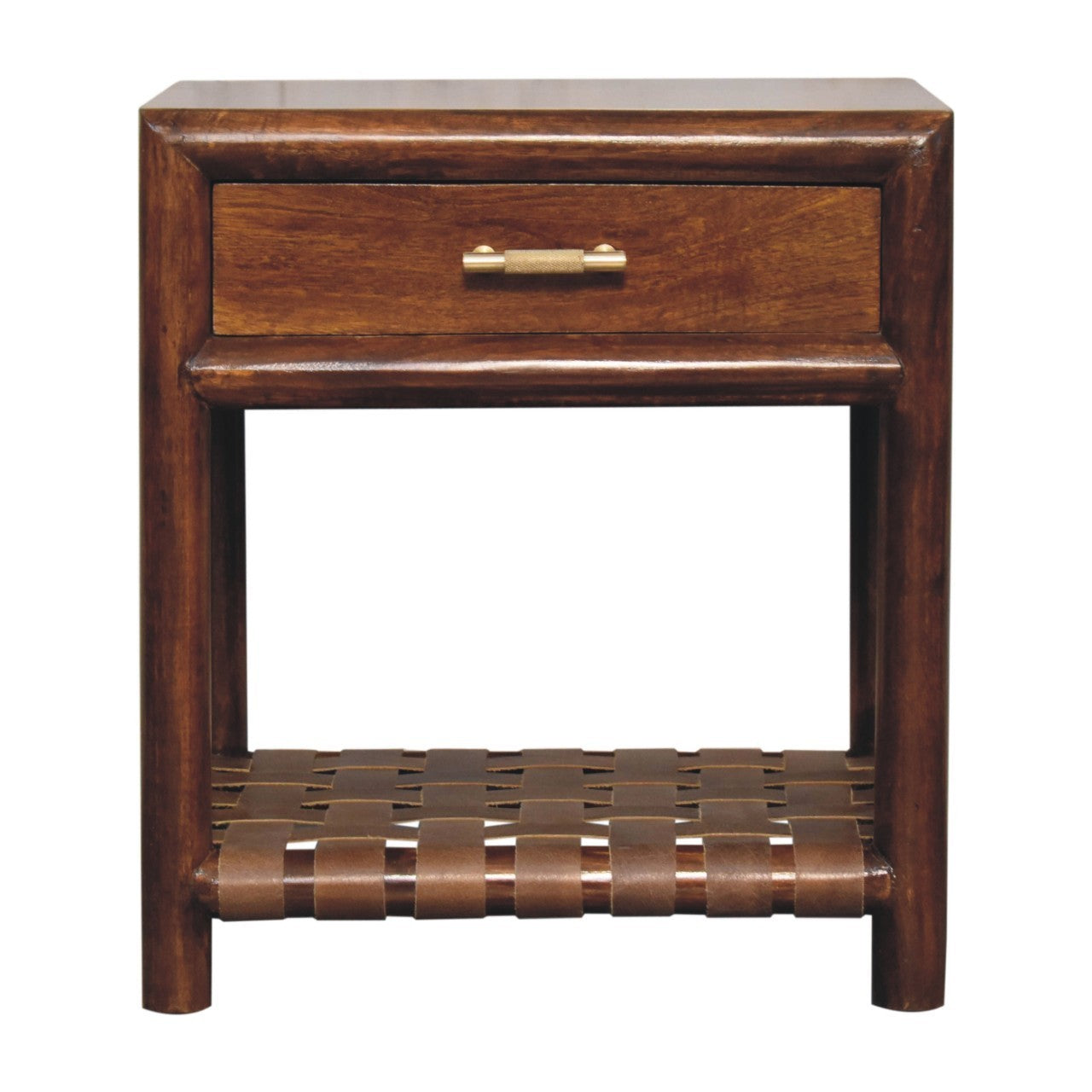Artisan Furniture Solid Wood Chestnut T-Bar Bedside