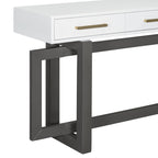 U_STYLE Elegant Console Table with Three Drawers, Extra Long Entryway Table for Entryway, Hallway, Living Room, Foyer, Corridor