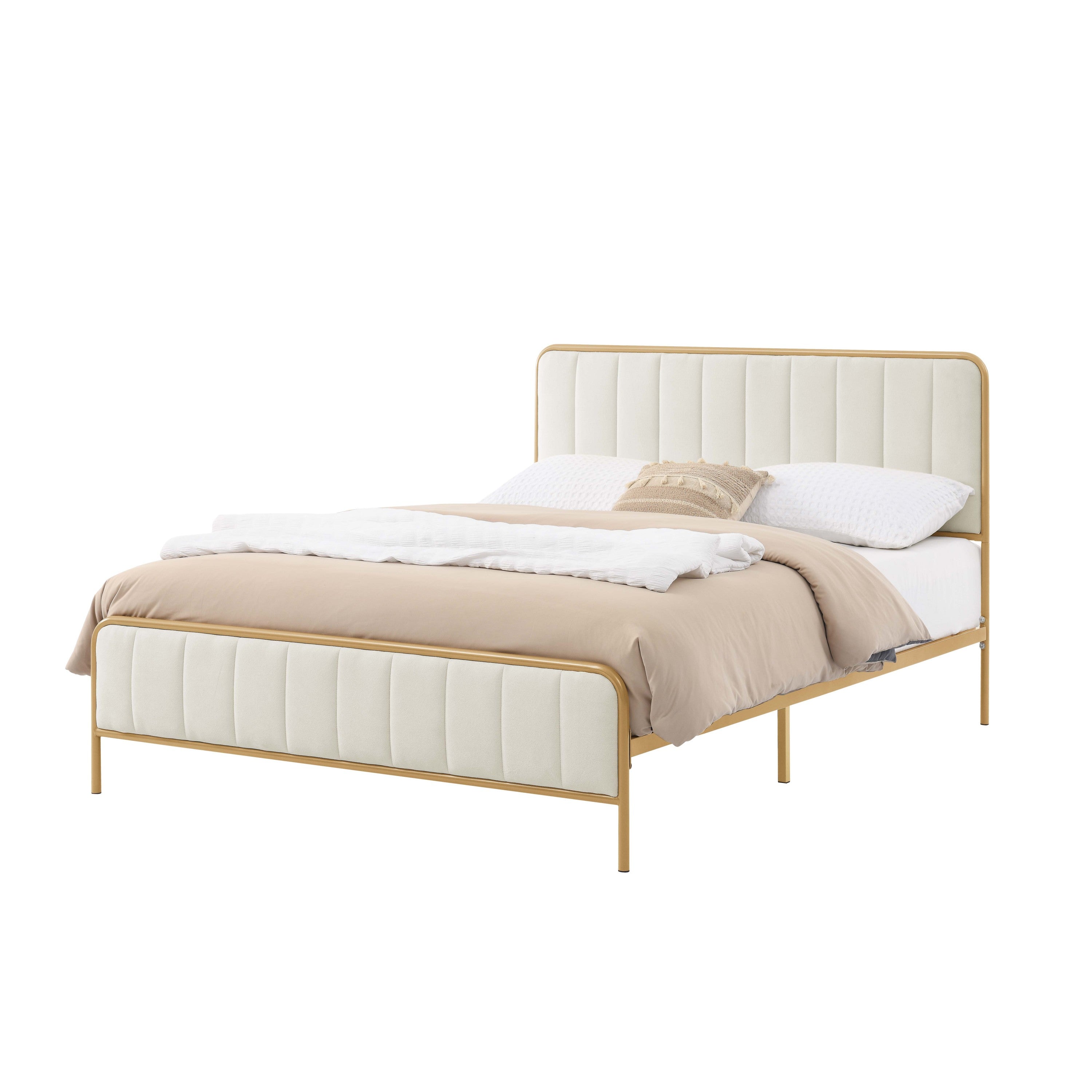 Ashley Upholstered Queen Bed Frame