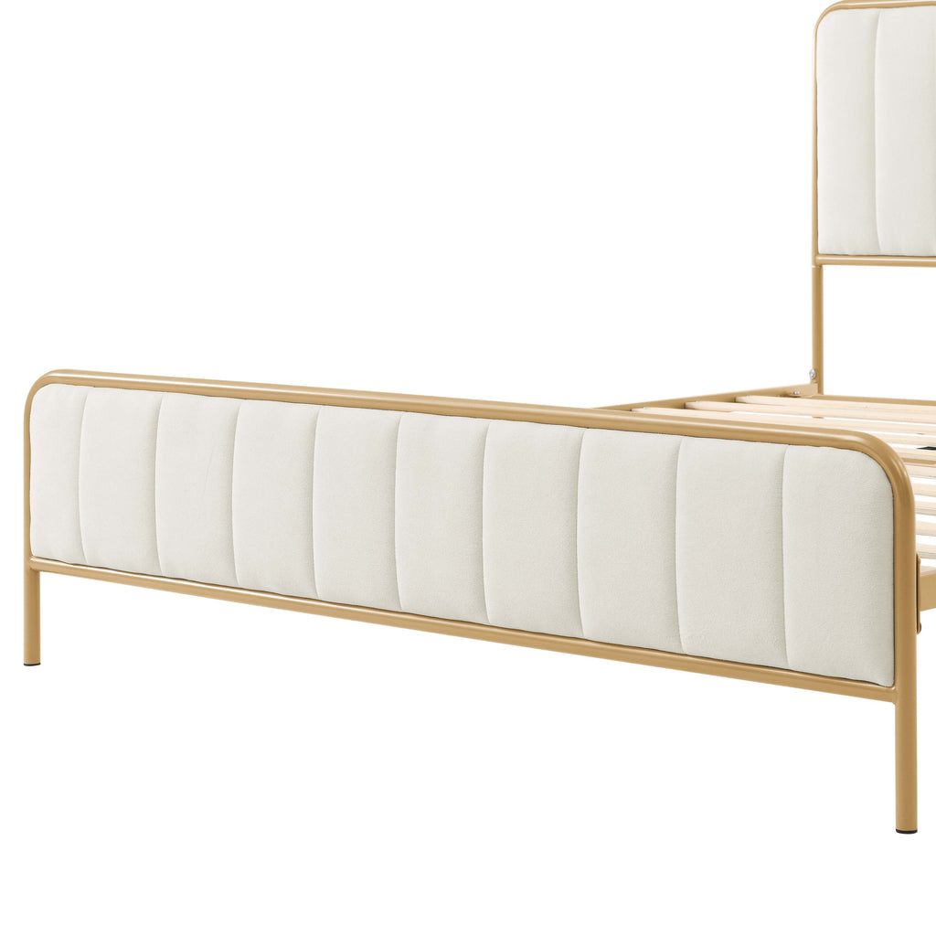 Ashley Upholstered Queen Bed Frame