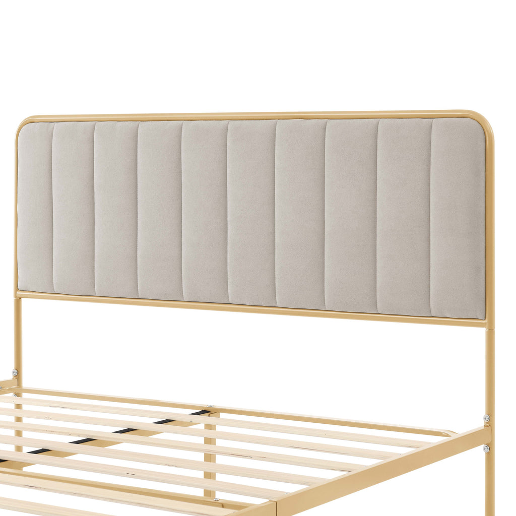 Ashley Upholstered Queen Bed Frame