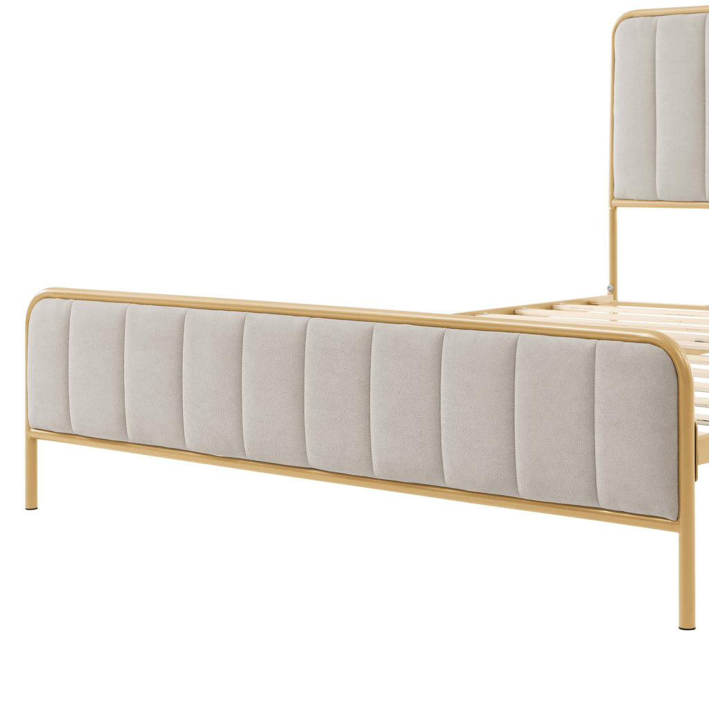 Ashley Upholstered Queen Bed Frame