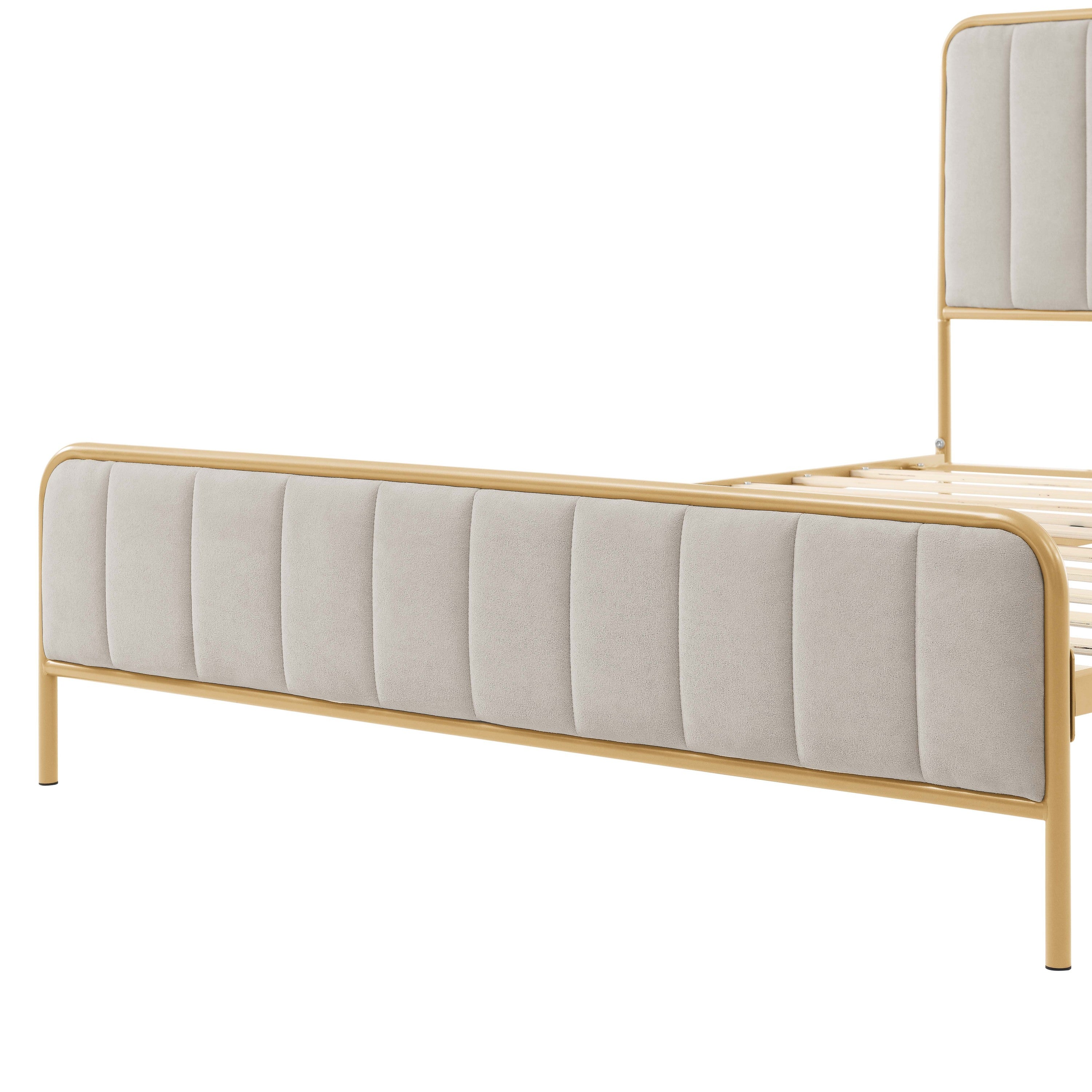 Ashley Upholstered Queen Bed Frame