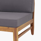 ASTON 4-PIECE SOFA SET, DARK GRAY