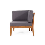 ASTON 4-PIECE SOFA SET, DARK GRAY