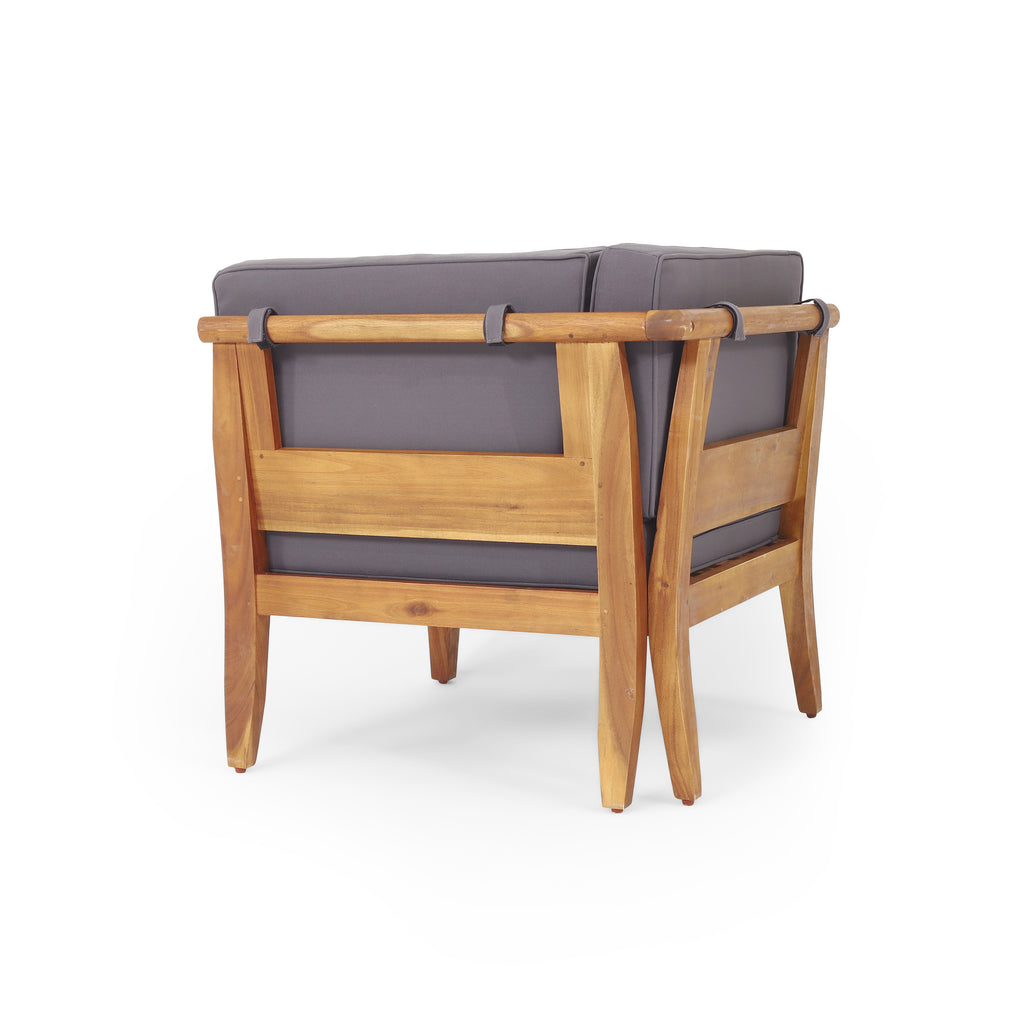 ASTON 4-PIECE SOFA SET, DARK GRAY