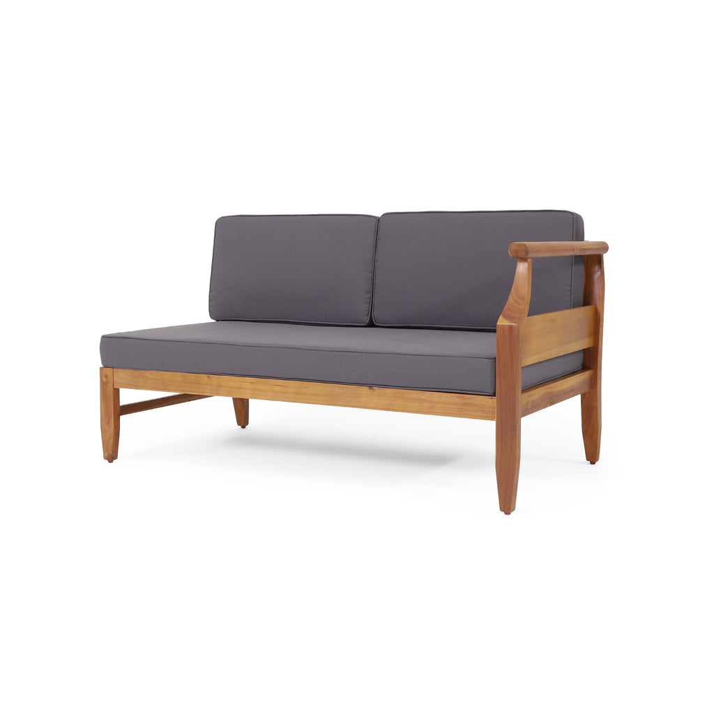 ASTON 4-PIECE SOFA SET, DARK GRAY