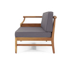 ASTON 4-PIECE SOFA SET, DARK GRAY