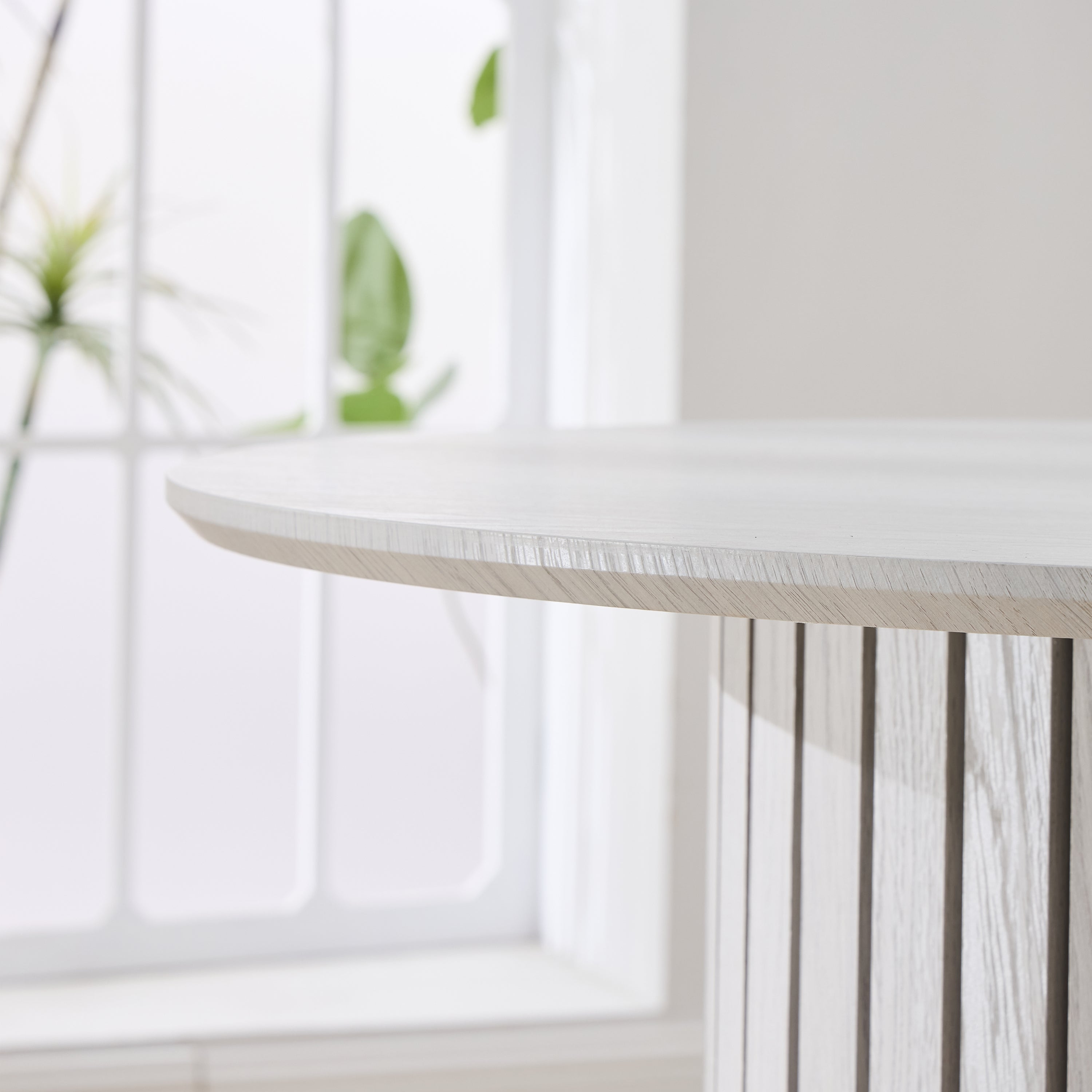 Modern 4-Person Dining Set: Bamboo & MDF Table with Turquoise & Beige Fabric Chairs, Metal Legs – Space-Saving Kitchen/Dining Room Furniture