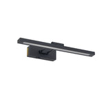 Picture Light Battery Operated with Remote, LED Black Art Lights for Paintings Rechargeable Dimmable and Timer, 16in Wall Sconce for Art Painting Gallery Adjustable Swing Arm for Display