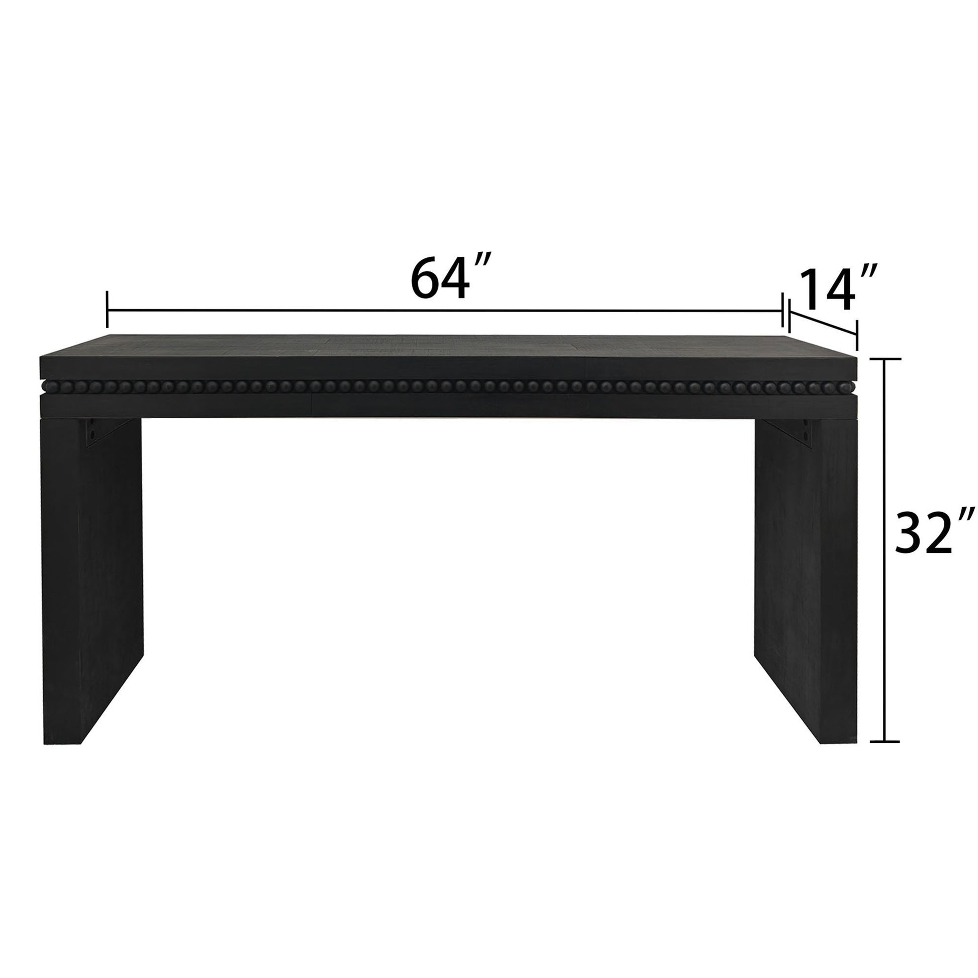 Concepts Beaded Wood Console Table