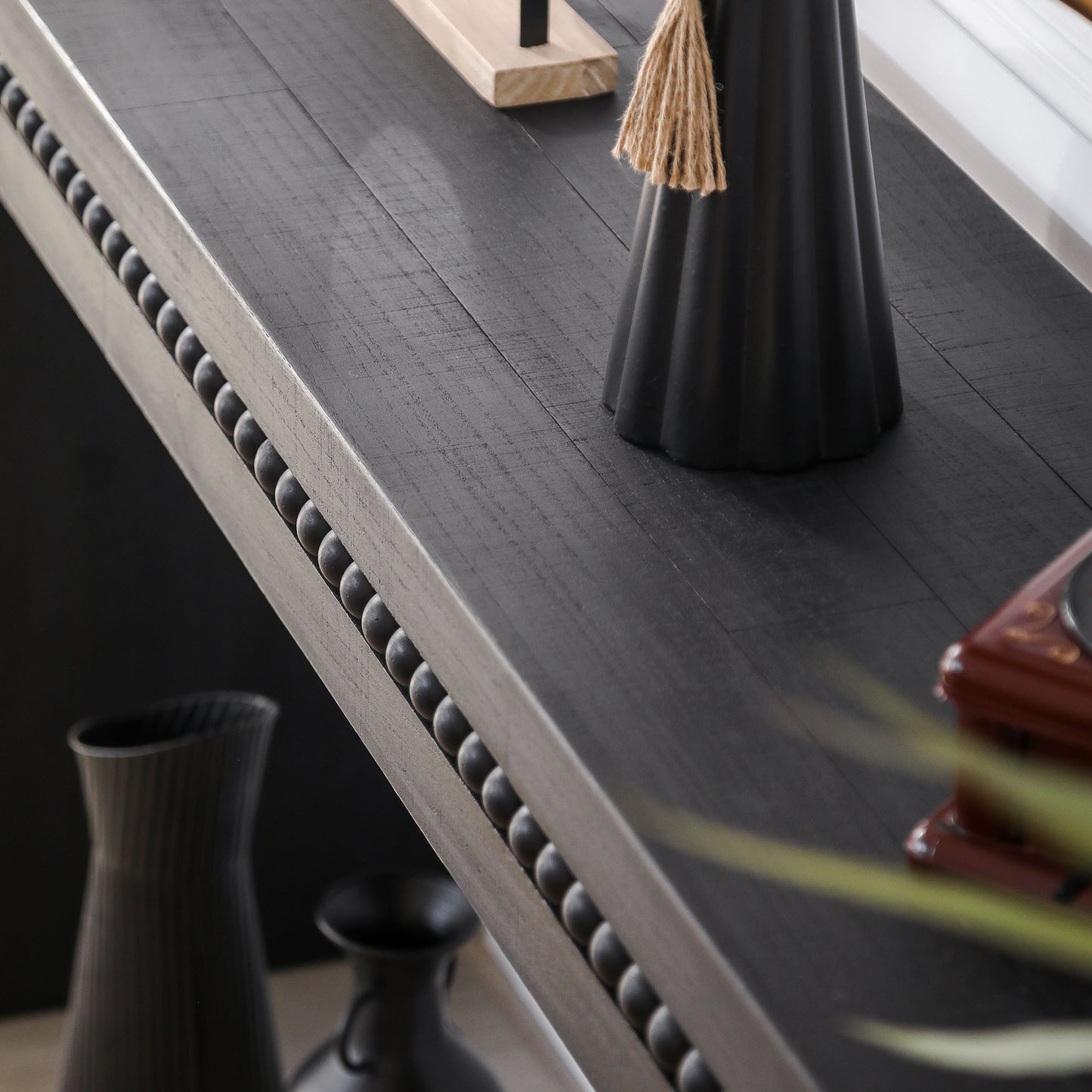 Concepts Beaded Wood Console Table