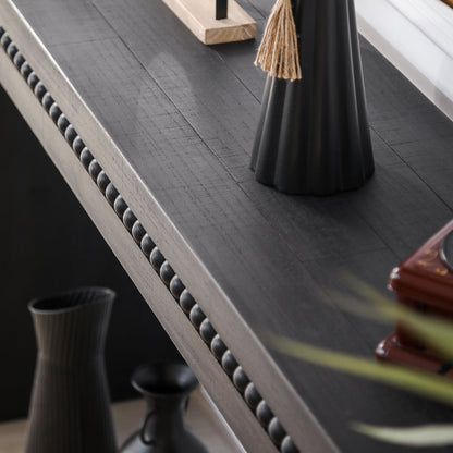 Concepts Beaded Wood Console Table