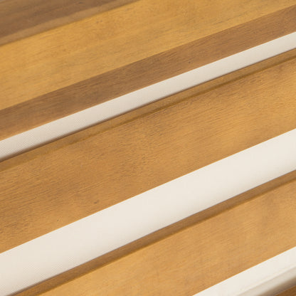 OANA OUTDOOR WOODEN SECTIONAL SET WITH CUSHIONS, BEIGE - Groovy Boardz