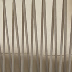 Modern Beige Curved Aluminum Lounge Chair with Stylish Rope-Weave Design and Cushioned Comfort, Perfect for Outdoor Living