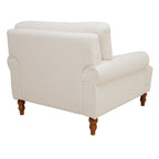 Mirod Elegant Circular Armrests, Ergonomic Lumbar Support, Vintage Roman Column Legs, Luxurious Large Size, Enhances Living Room Aesthetics, for Living room,Bedroom and study