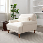 Mirod Elegant Circular Armrests, Ergonomic Lumbar Support, Vintage Roman Column Legs, Luxurious Large Size, Enhances Living Room Aesthetics, for Living room,Bedroom and study