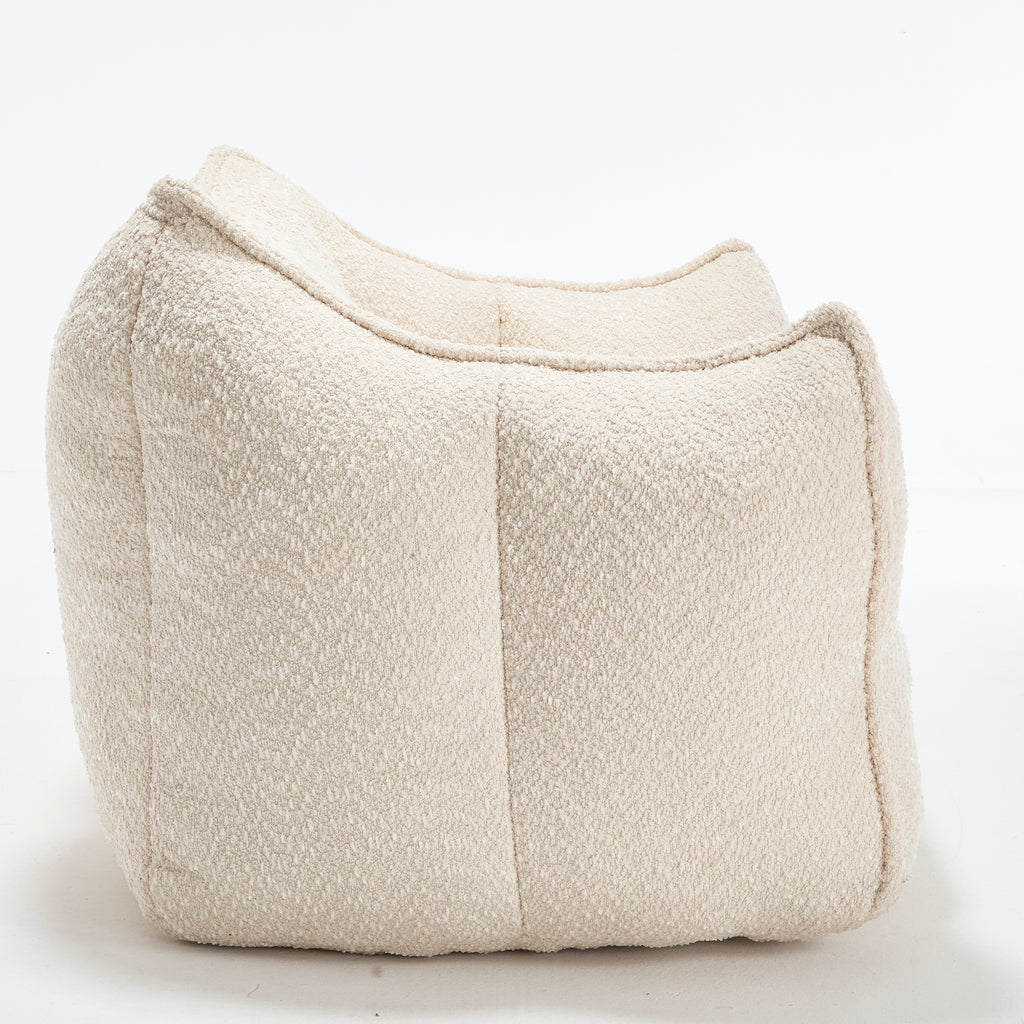 Sofa chairs with highly resilient foam for living rooms and bedrooms, comfortable square lazy sofas, sofas for adults to play, read and watch TV