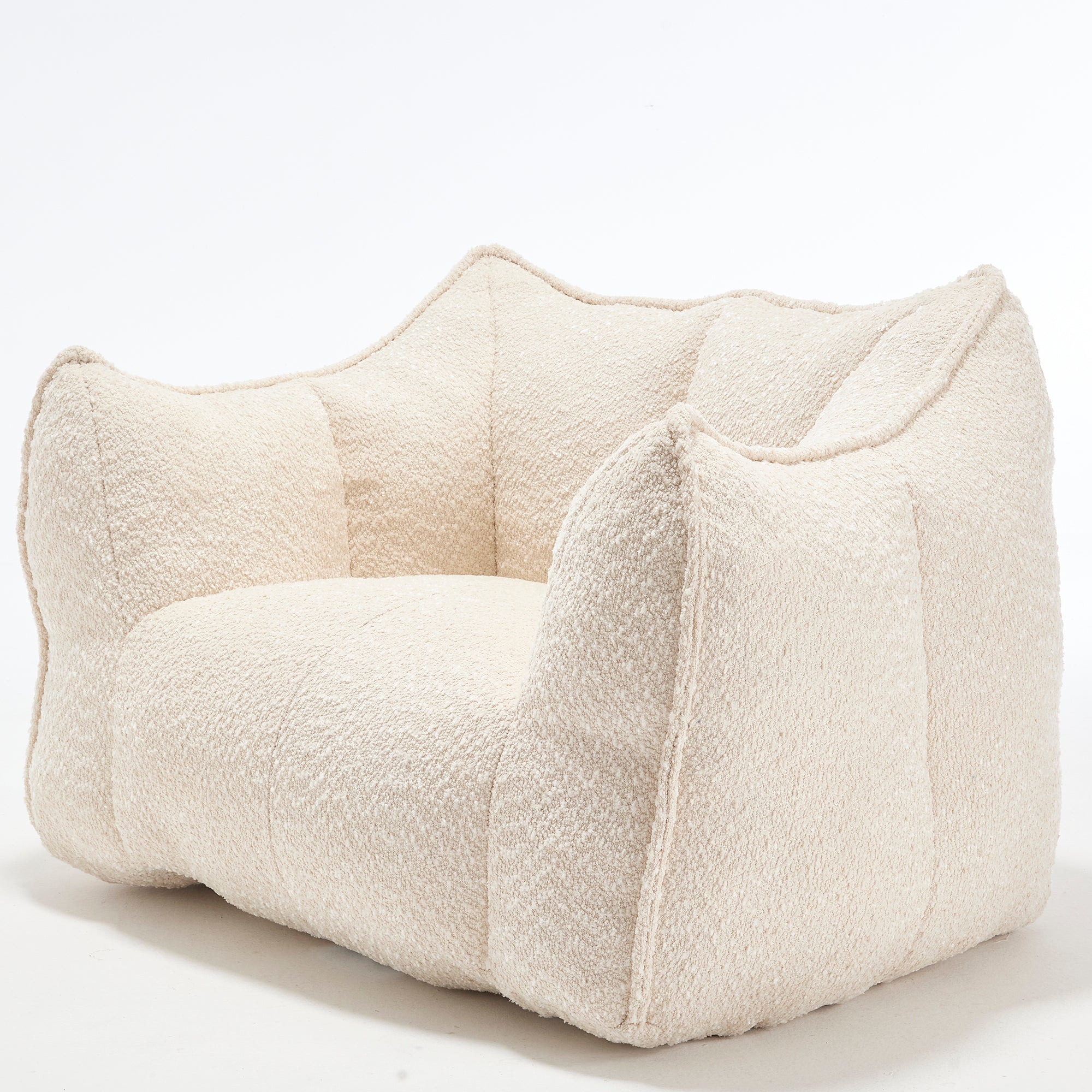 Sofa chairs with highly resilient foam for living rooms and bedrooms, comfortable square lazy sofas, sofas for adults to play, read and watch TV