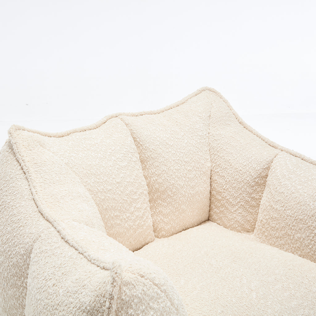 Sofa chairs with highly resilient foam for living rooms and bedrooms, comfortable square lazy sofas, sofas for adults to play, read and watch TV