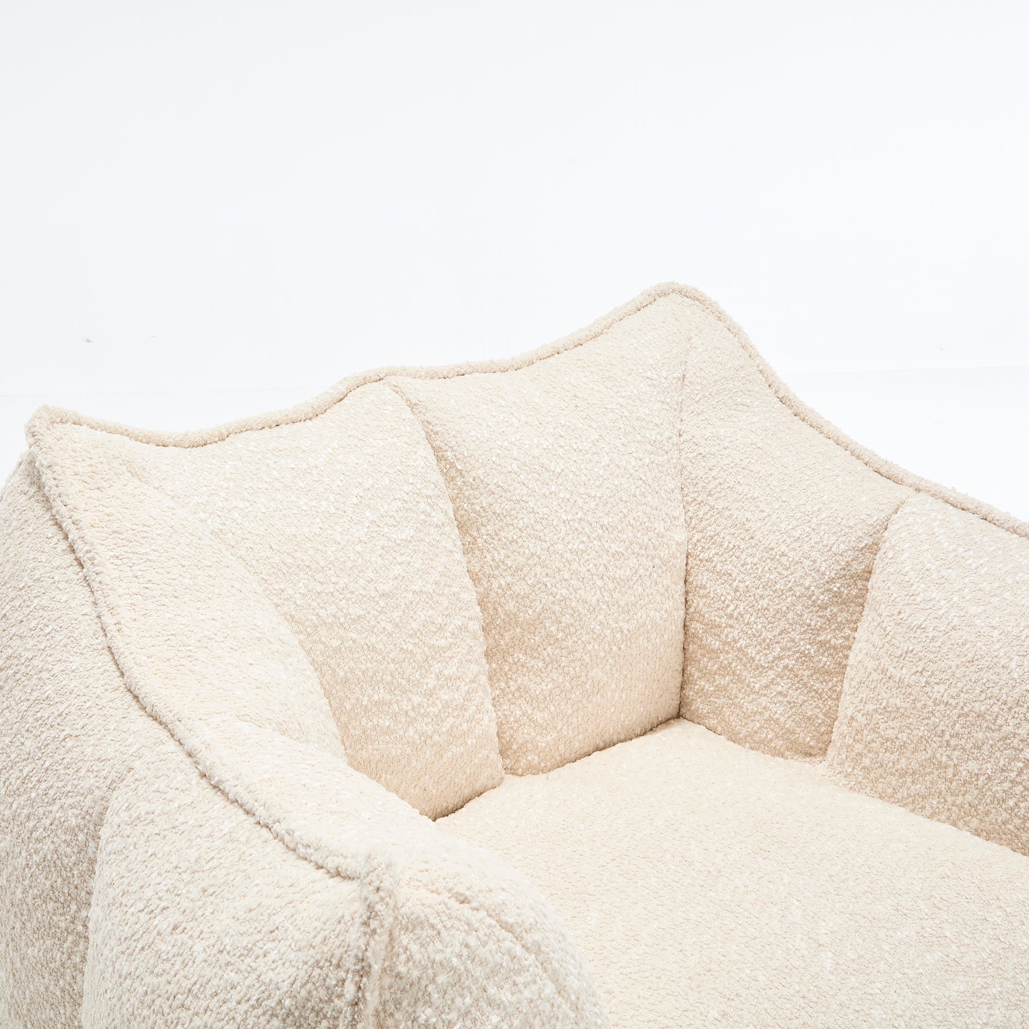 Sofa chairs with highly resilient foam for living rooms and bedrooms, comfortable square lazy sofas, sofas for adults to play, read and watch TV