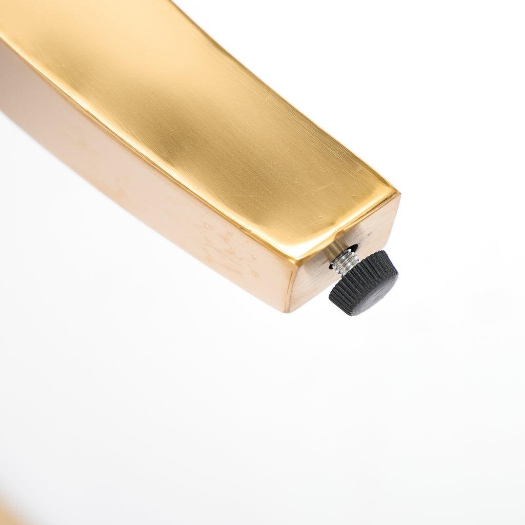 Chenille Dining Chairs, Modern Style with Curved Gold - Plated Legs & Rivet Trim, Upholstered Comfort for Dining/Lounge, Accent Seating with Textured Fabric & One - Piece Structure, Beige,Set of 2