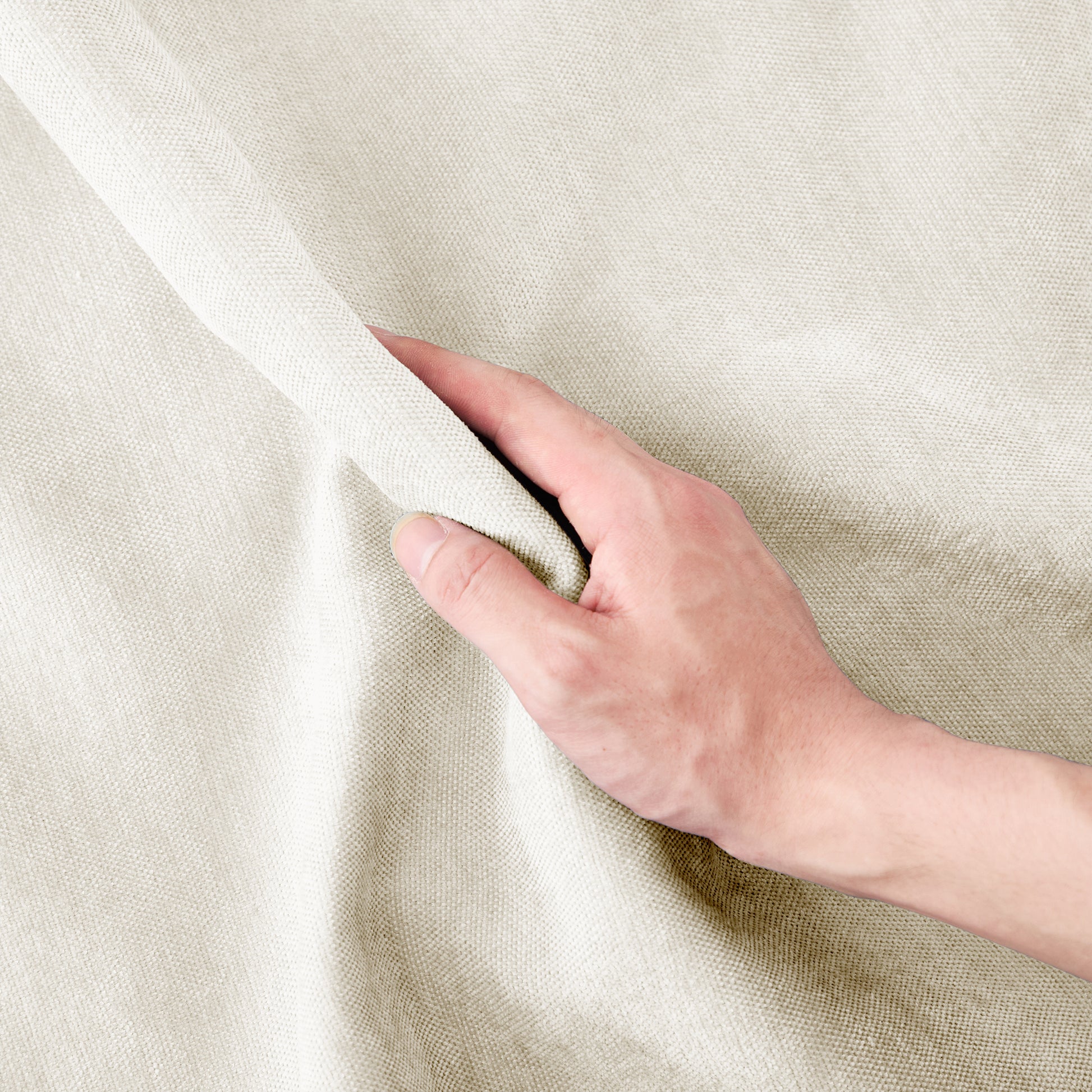 Three-Seater Sofa, 2 Movable Ottomans and Lumbar Pillow,Chenille Fabric,High-Resilience Sponge,High quality wooden base,Elegant Armrests, Easy Install,Suits Studies, Living Rooms,Beige