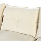 U_STYLE U-Shaped Chenille Sectional Sofa with Adjustable Armrest Pillows - Perfect for Living Rooms, Offices, and Spacious Spaces